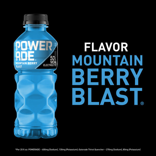 POWERADE Mountain Berry Blast Sports Drink Bottles