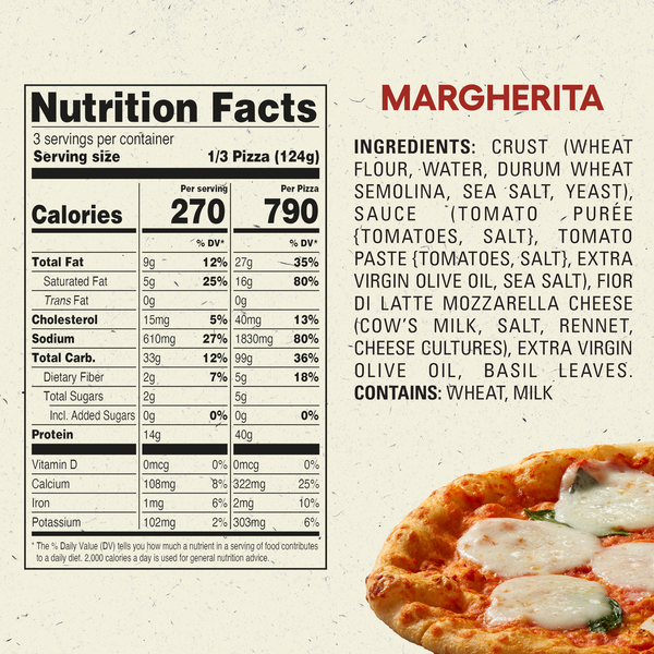 Newman's Own Stone-Fired Crust Margherita Pizza