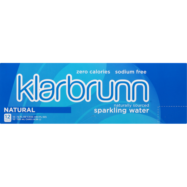 Klarbrunn Natural Naturally Sourced Sparkling Water