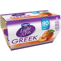 Dannon Light + Fit Nonfat Gluten-Free Peach Greek ...
️