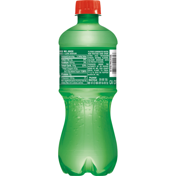 7-UP Soda, Lemon Lime Flavored