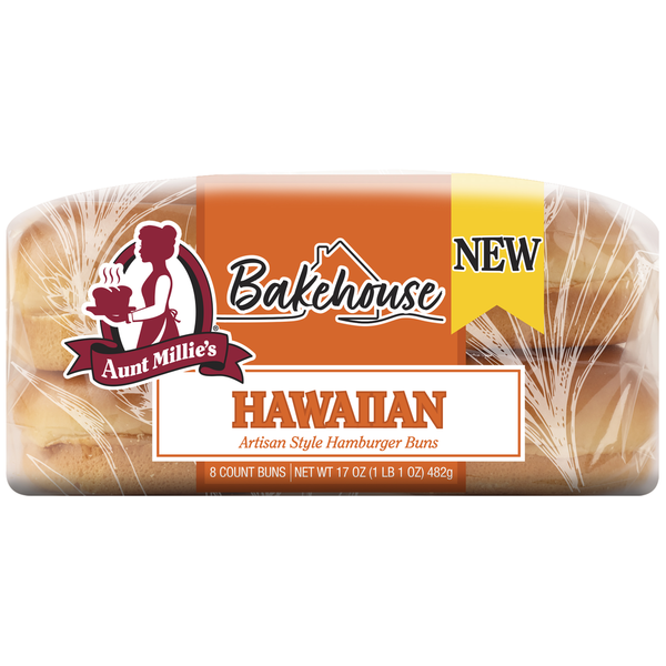 Aunt Millie's Artisan Style Hawaiian Hamburger Buns