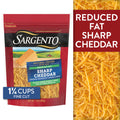 Sargento Reduced Fat Natural Sharp Cheddar Shredded Cheese, Fine Cut, 7 oz