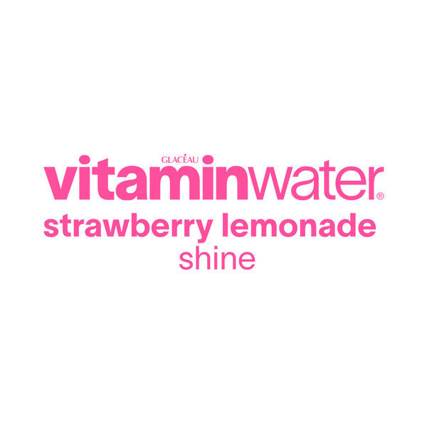 Vitaminwater Strawberry Lemonade Nutrient Enhanced Zero Shine Strawberry Lemonade Nutrient Enhanced Water