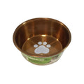 Van Ness 8 Ounce Stainless Steel Ceramic Heavy Cat Dish
