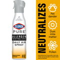 Clorox PURE Allergen Neutralizer Daily Air Spray, Energizing Citrus