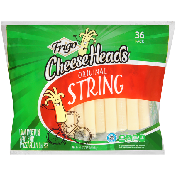 Frigo Cheese Heads Original Mozzarella String Cheese
