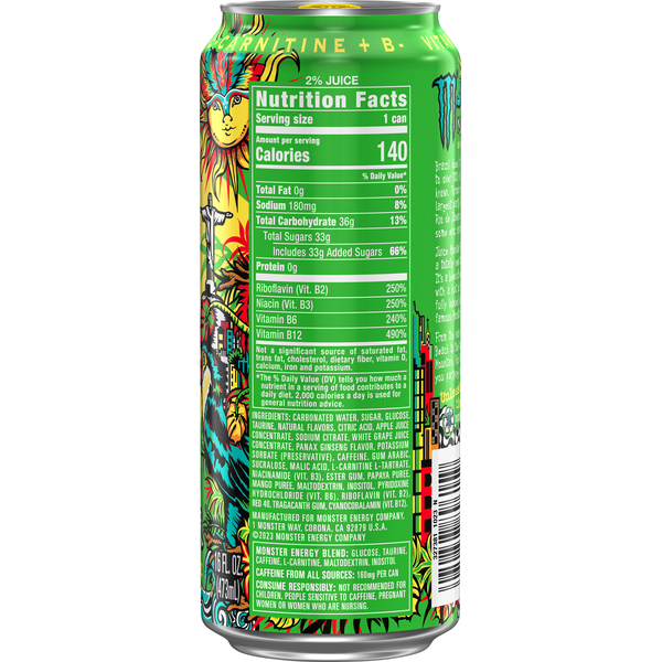 Monster Rio Punch Energy Drink