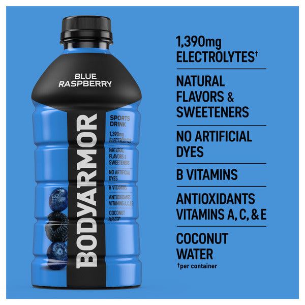 BODYARMOR Blue Raspberry Sports Drink Bottle