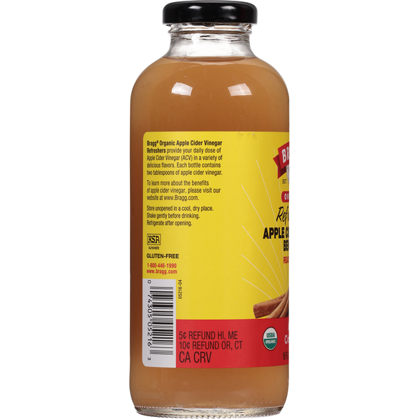 Bragg Apple Cider Vinegar Beverage, Apple Cinnamon, Organic