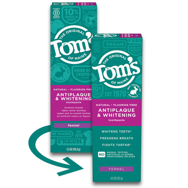 Tom's of Maine Fluoride Free Toothpaste