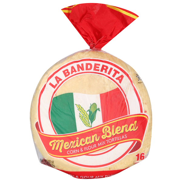 La Banderita Corn & Flour Mix Mexican Blend Tortillas