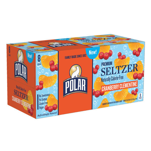 Polar Seltzer  Cranberry Clementine