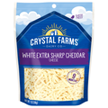 Crystal Farms Cheese, Cheddar, White Extra Sharp
