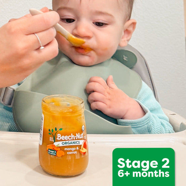 Beech-Nut Stage 2 Baby Food, Sweet Peas, 4 oz Jar