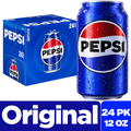 Pepsi Soda Cola 12 Fl Oz 24 Count