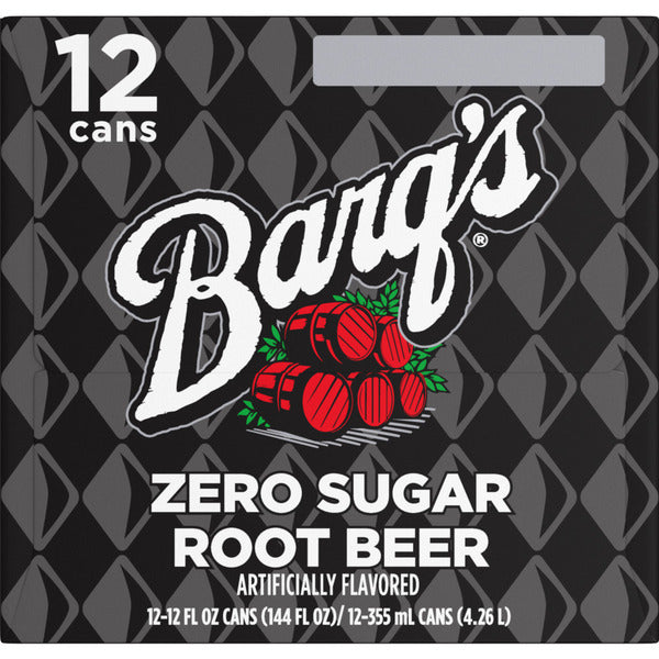 Barq's Zero Sugar Root Beer Soda Soft Drink