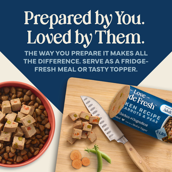 Blue Buffalo Love Made Fresh Dog Food, Refrigerated, Chicken Recipe