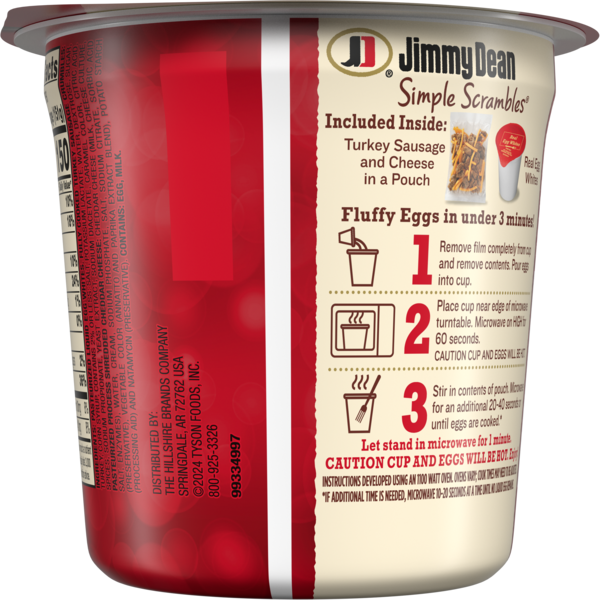 Jimmy Dean Simple Scrambles Turkey Sausage, 5.35 oz.