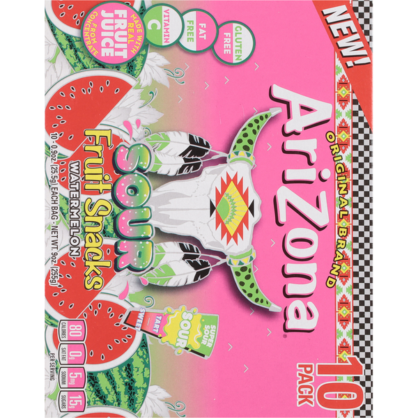 AriZona Sour Watermelon Fruit Snacks