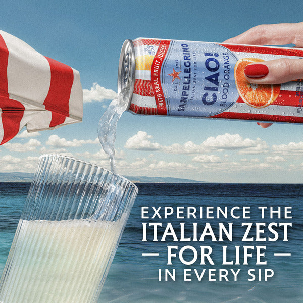 San Pellegrino Ciao Blood Orange Sparkling Water