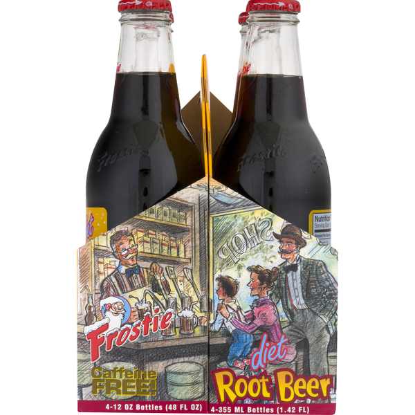 Frostie Root Beer, Diet, Caffeine Free