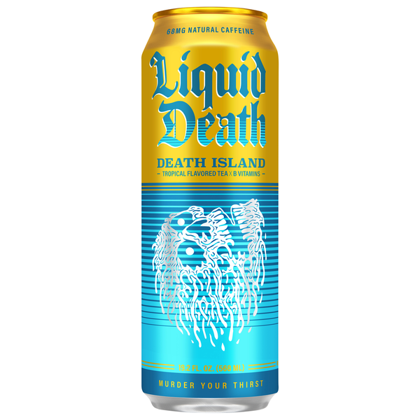 Liquid Death Death Island Tea x B Vitamins