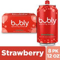 bubly Sparkling Water, Strawberry - Pack️