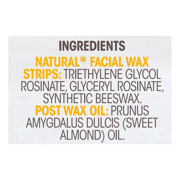 Nad's Natural Facial Wax Strips