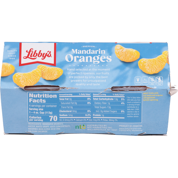 Libby's Premium Mandarin Oranges in Grape Juice