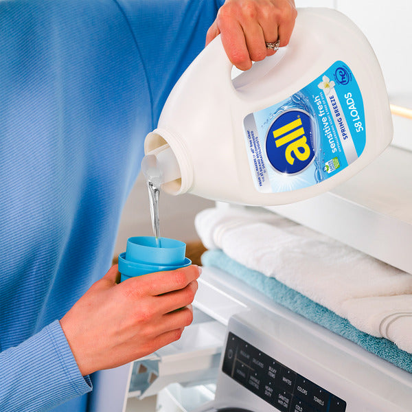 All Liquid Laundry Detergent, Sensitive Fresh, 73 fl oz, 58 Loads