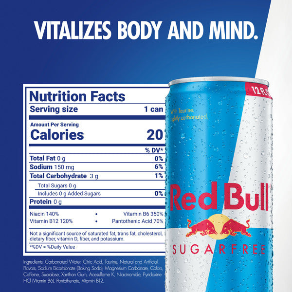 Red Bull Sugar Free Energy Drink