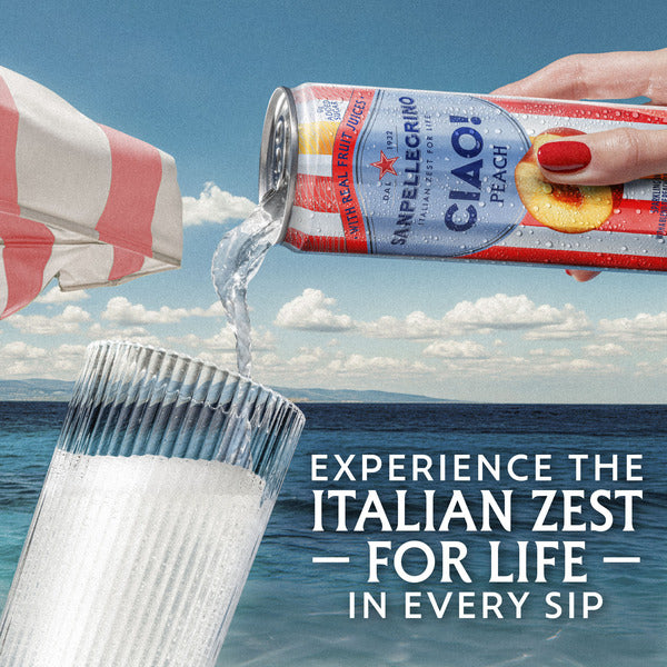 San Pellegrino Ciao Peach Sparkling Water