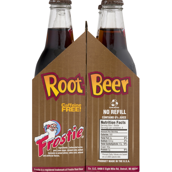 Frostie Root Beer, Caffeine Free, Pure Cane Sugar