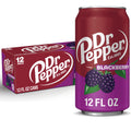Dr Pepper Blackberry Soda, 12 fl oz cans, 12 pack