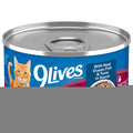 9Lives Senior Shreds Wet Cat Food with Real Ocean Fish & Tuna in Sauce, 5.5 oz. Can