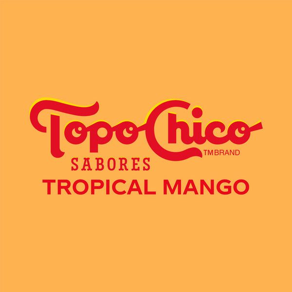 Topo Chico Sabores Tropical Mango Sparkling Water Cans