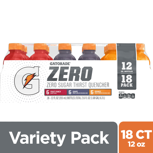 Gatorade Zero Sugar Thirst Quencher Variety Pack