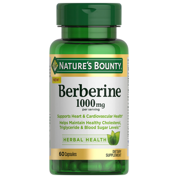 Nature's Bounty Berberine, 1000 mg, Capsules