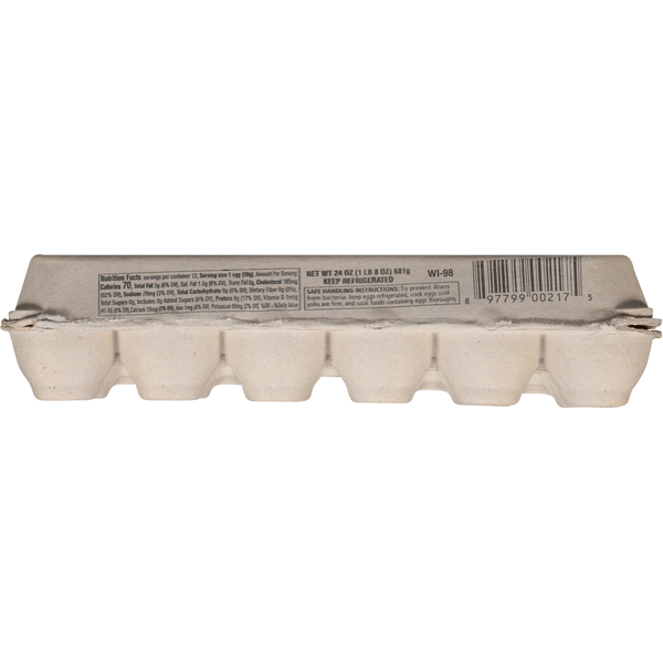 Milo's Poultry Farms Eggs, Large