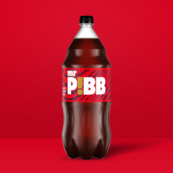 PIBB XTRA Cherry Soda Bottle