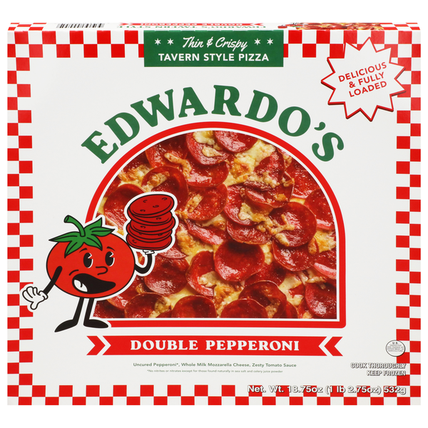 Edwardo's Tavern Style Double Pepperoni Pizza