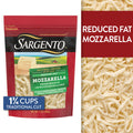 Sargento Off the Block Reduced Fat Mozzarella Traditional Cut Shredded Cheese