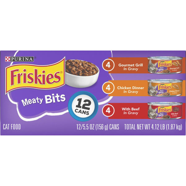 Purina Friskies Gravy Wet Cat Food , Meaty Bits