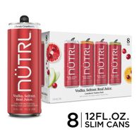NUTRL Vodka Hard Seltzer, Cranberry Variety Pack, ...
️