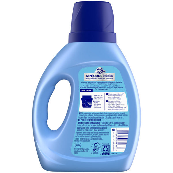 Snuggle SuperFresh Morning Breeze 35.7oz Liquid Fabric Conditioner