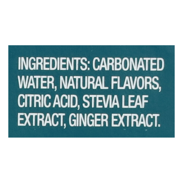 Zevia Soda, Zero Sugar, Ginger Ale, 6 Cans