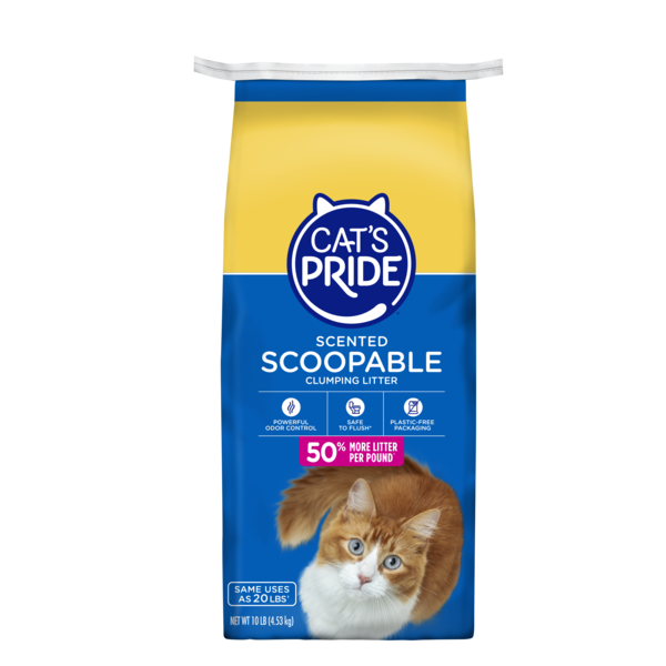 Cat's Pride Scented Scoopable Lightweight Clumping Clay Cat Litter