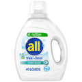 All Liquid Laundry Detergent, Free Clear, Odor Relief, 73 Fluid Ounces, 49 Loads