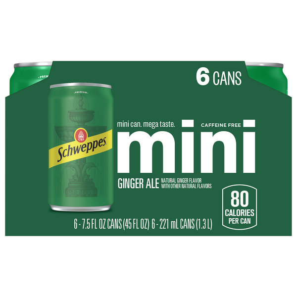 Schweppes Caffeine Free Mini Ginger Ale